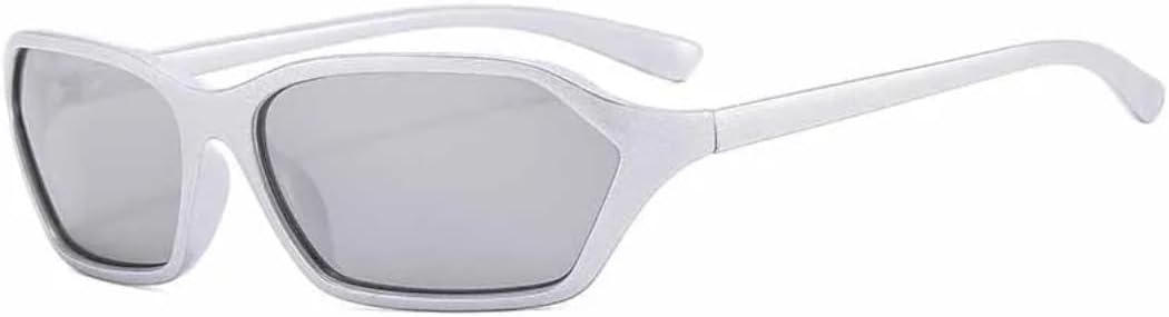 

Нестандартные мужские и женские солнцезащитные очки, модные, роскошные, стильные, камуфляжные, для велоспорта, спорта, с защитой от УФ-излучения UV400 TVTBBVV, Silver Silver