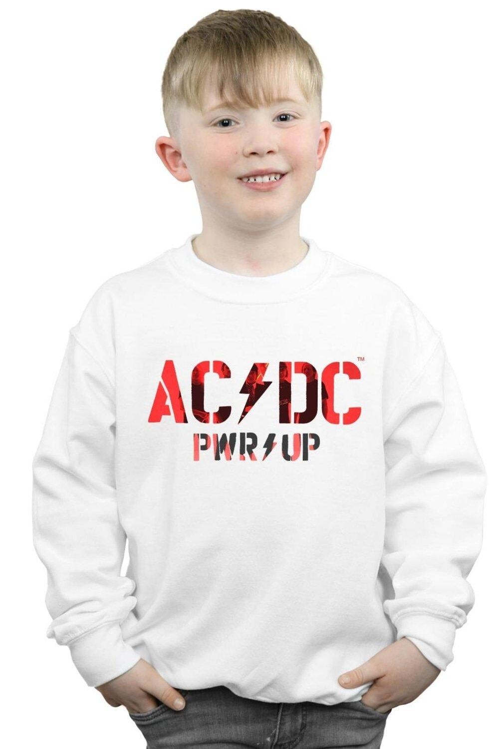 

Толстовка с логотипом PWR UP AC/DC, белый