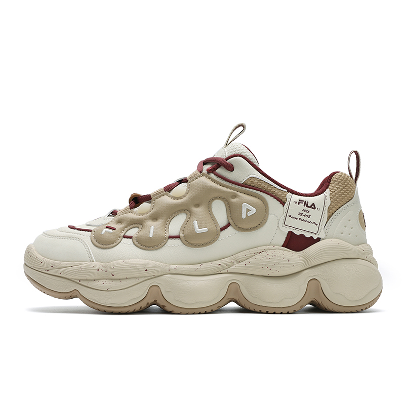

FILA Низкие износостойкие повседневные туфли PEASE с амортизацией, мужские, коричневые, желтые