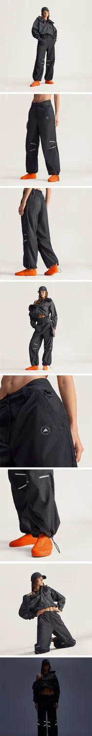 Женские тканые спортивные брюки Stella чёрные от Adidas — фото 4