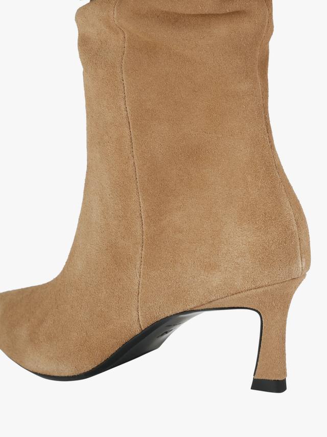 Stark Ruch ботинки до колена на шпильке из замши KG Kurt Geiger, Camel — фото 4