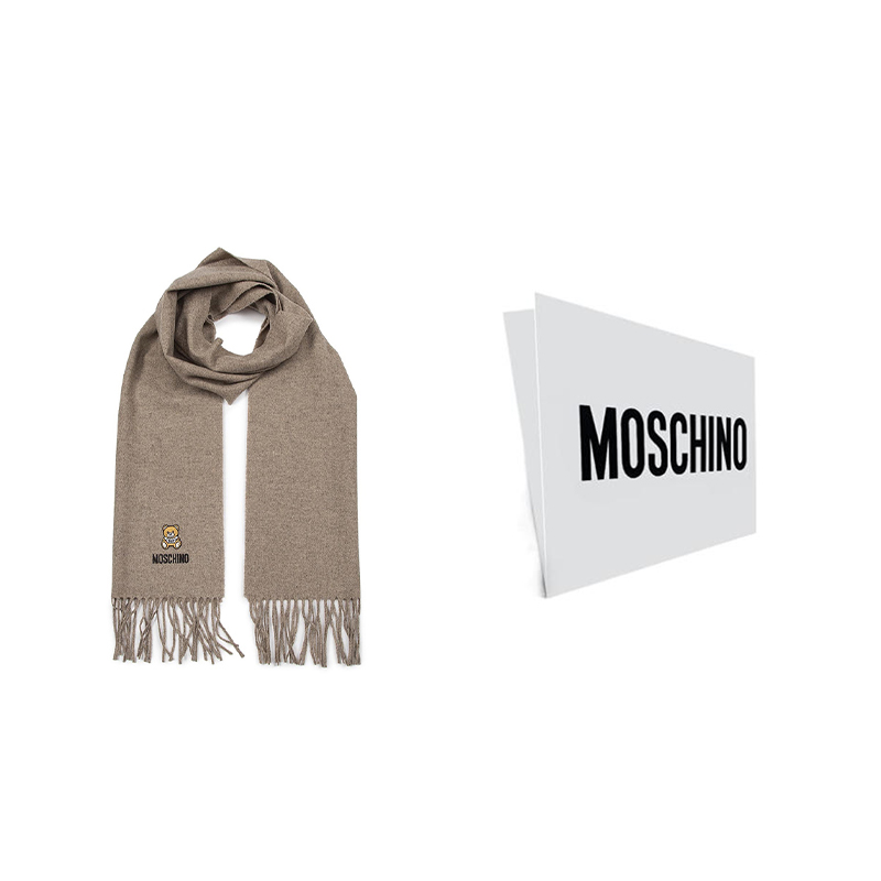 

MOSCHINO Вязаный шарф унисекс, Shopping Bag