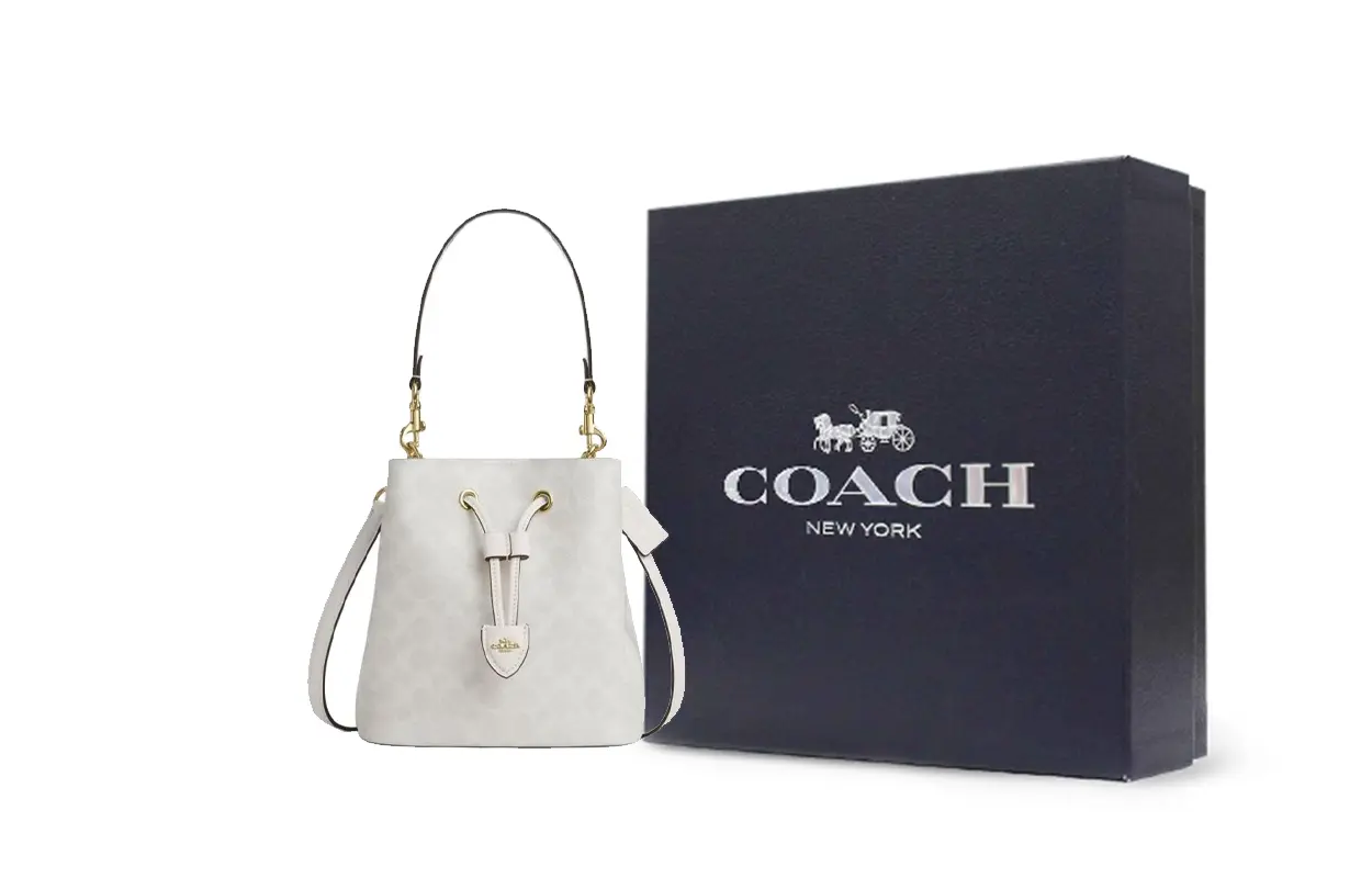 

COACH Сумка женская маленькая из искусственной кожи серая