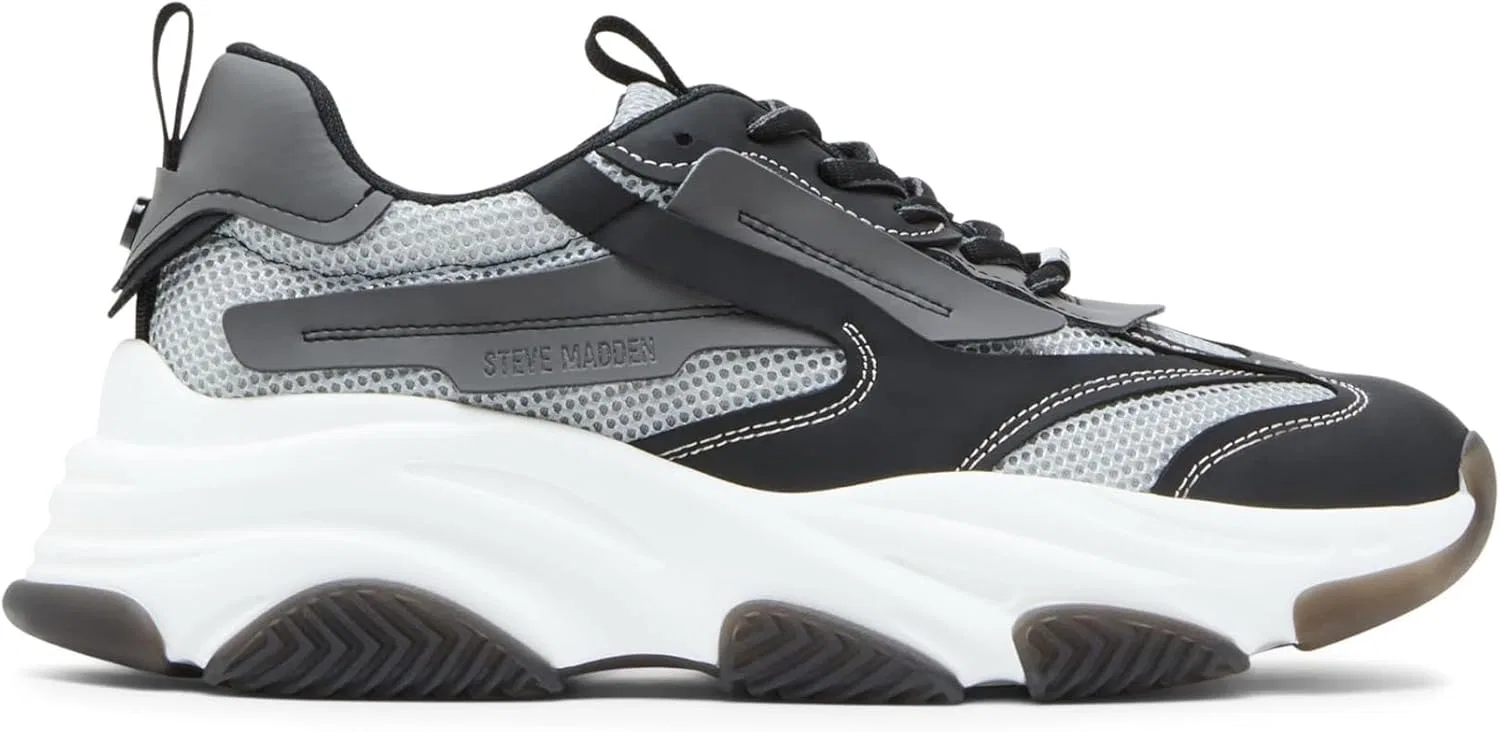 Мужские кроссовки Steve Madden Possess, Grey Dark — фото 4