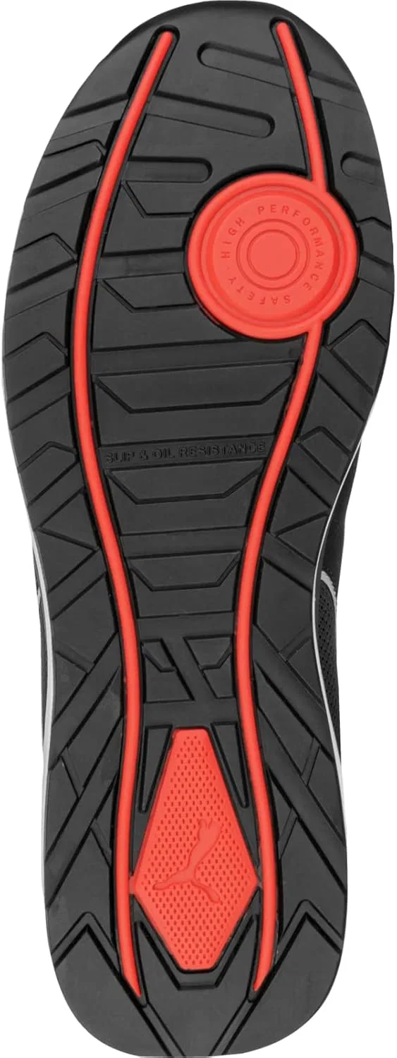 Защитные низкие рабочие ботинки PUMA Safety Frontside Low Work Shoe S1P ESD HRO SRC с защитным колпачком из стекловолокна, нескользящая поверхность, термостойкие, без металлических вставок, мужские, Brown Ivy — фото 3