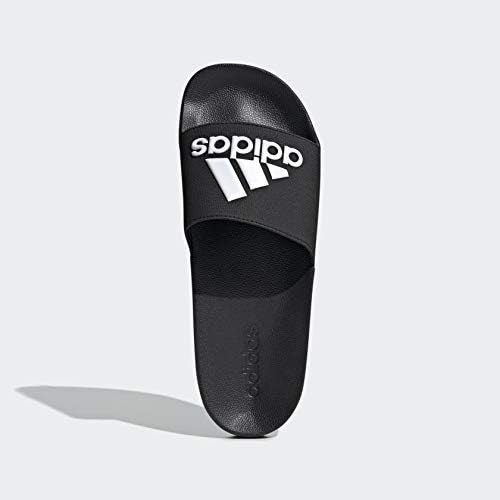 Мужские шлепанцы для душа Adidas Adilette, белый/черный — фото 2