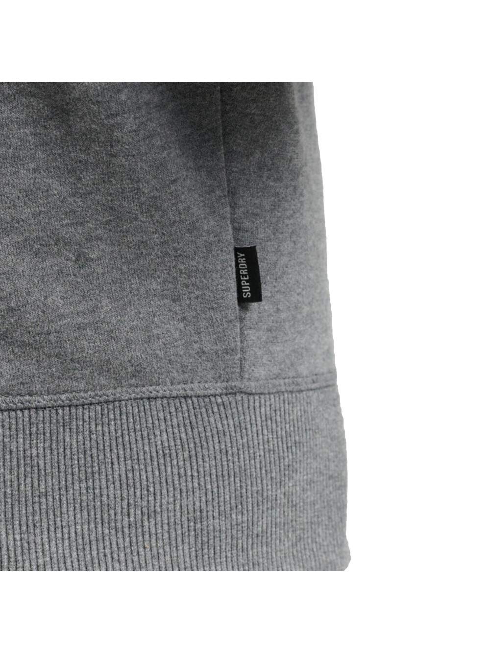 Толстовка из органического хлопка с логотипом demi fermeture zippée essential Superdry, серый — фото 3