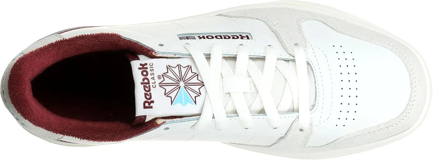 Кроссовки Reebok Unisex Phase Court Trainers, Chalk Vintage Chalk Richmaroon — фото 3