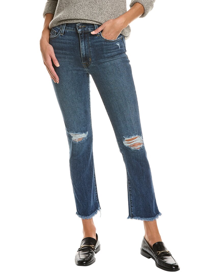 

Джинсы HUDSON Blair High-Rise Allure Straight Crop Jeans HUDSON Jeans, синий