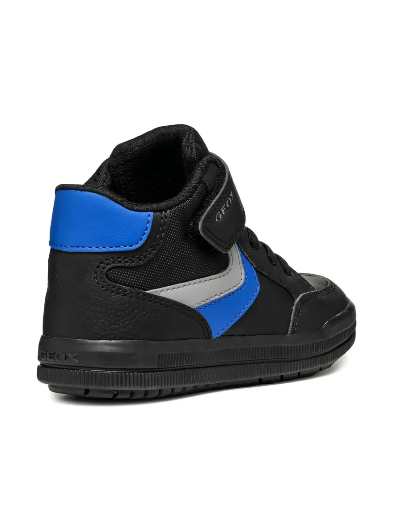 Высокие кеды Arzach на шнуровке Geox Kids, черный — фото 3