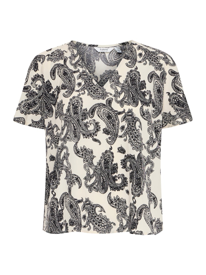 

B. young Блузка BYHaisley loose fit in Black Mix