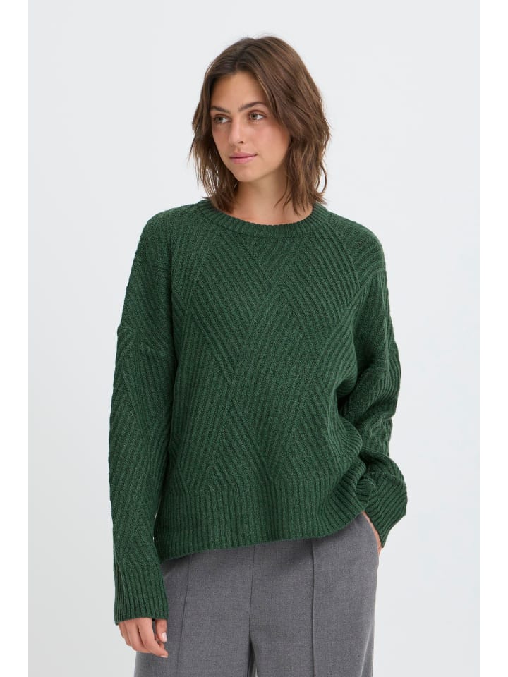 

Oxmo Вязаный свитер OXBomma зеленого цвета
