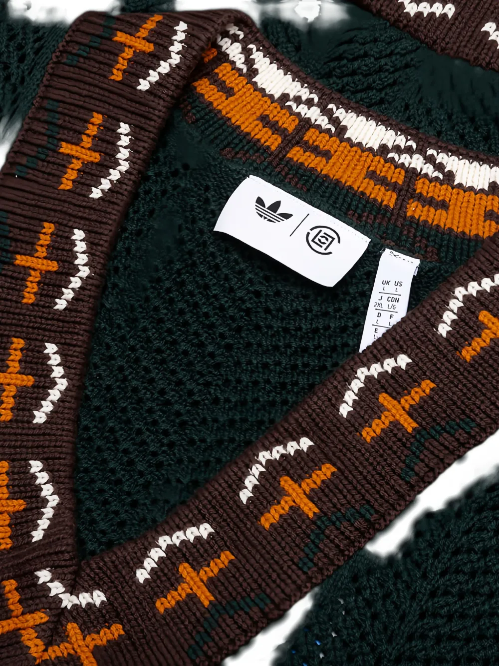 Жилет из трикотажа X CLOT от Эдисона Чена Adidas Originals, зеленый — фото 4
