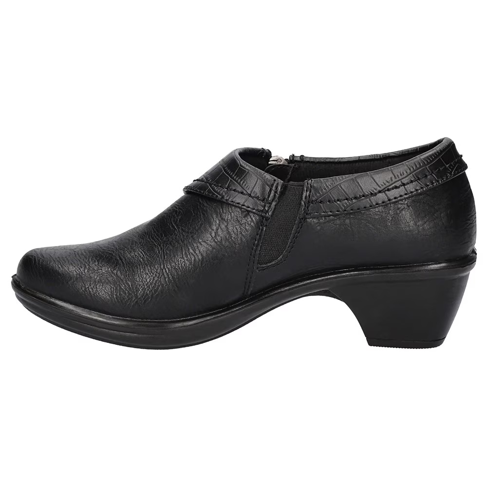 Ботильоны на щиколотке Darcy от Easy Street, black croco synthetic — фото 4