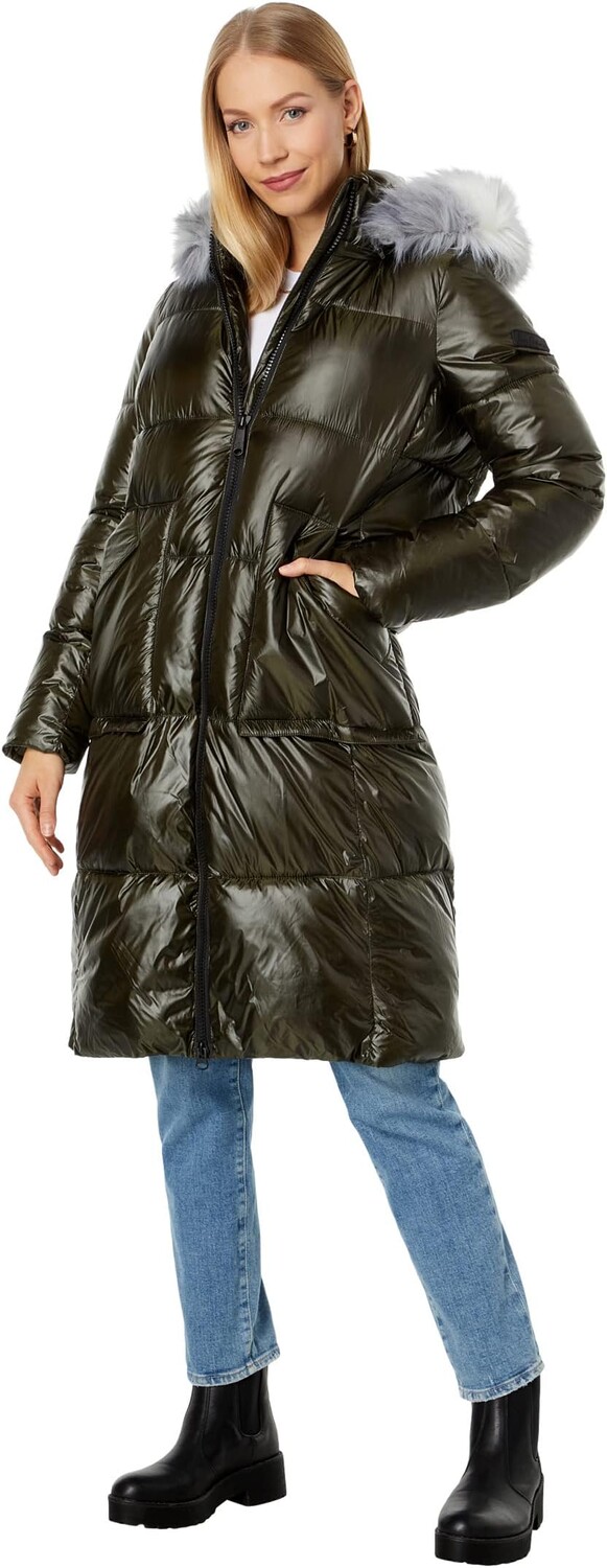 

Пальто Sam Edelman Mid Length Lofty, цвет Loden
