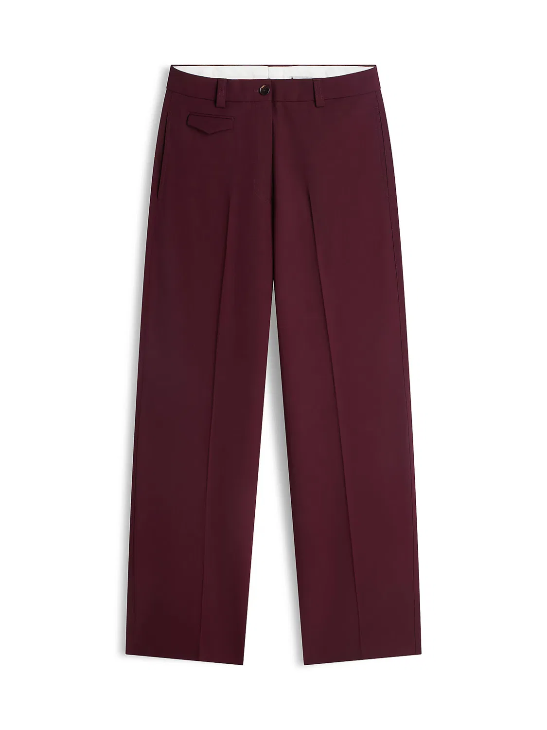 Свободные плиссированные брюки Tommy Hilfiger, Wine Red