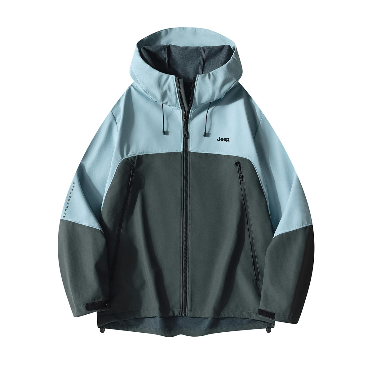 

Ветровка Куртка Унисекс Jeep, цвет Turquoise Green