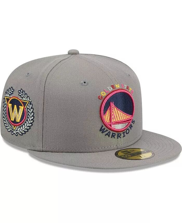 

Мужская серая приталенная кепка Golden State Warriors Color Pack 59FIFTY New Era