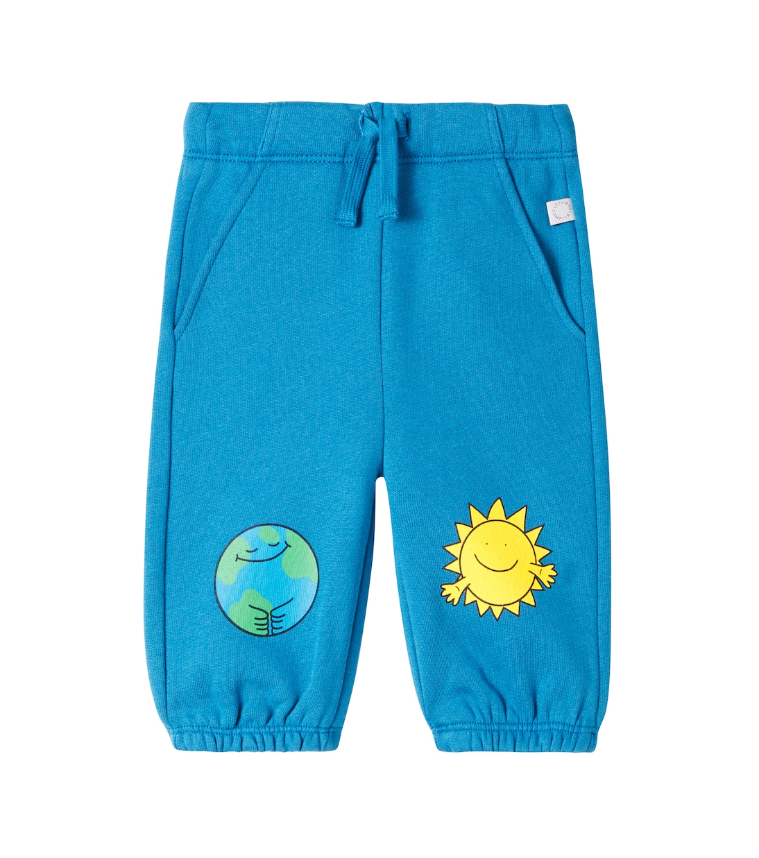 

Детские хлопковые спортивные штаны Stella McCartney Kids, Blu