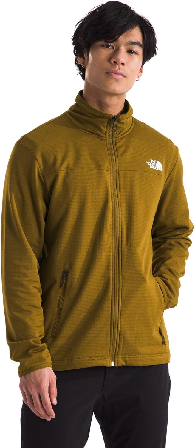 

The North Face мужская флисовая куртка Cedar Trail Grid с молнией, Moss Green
