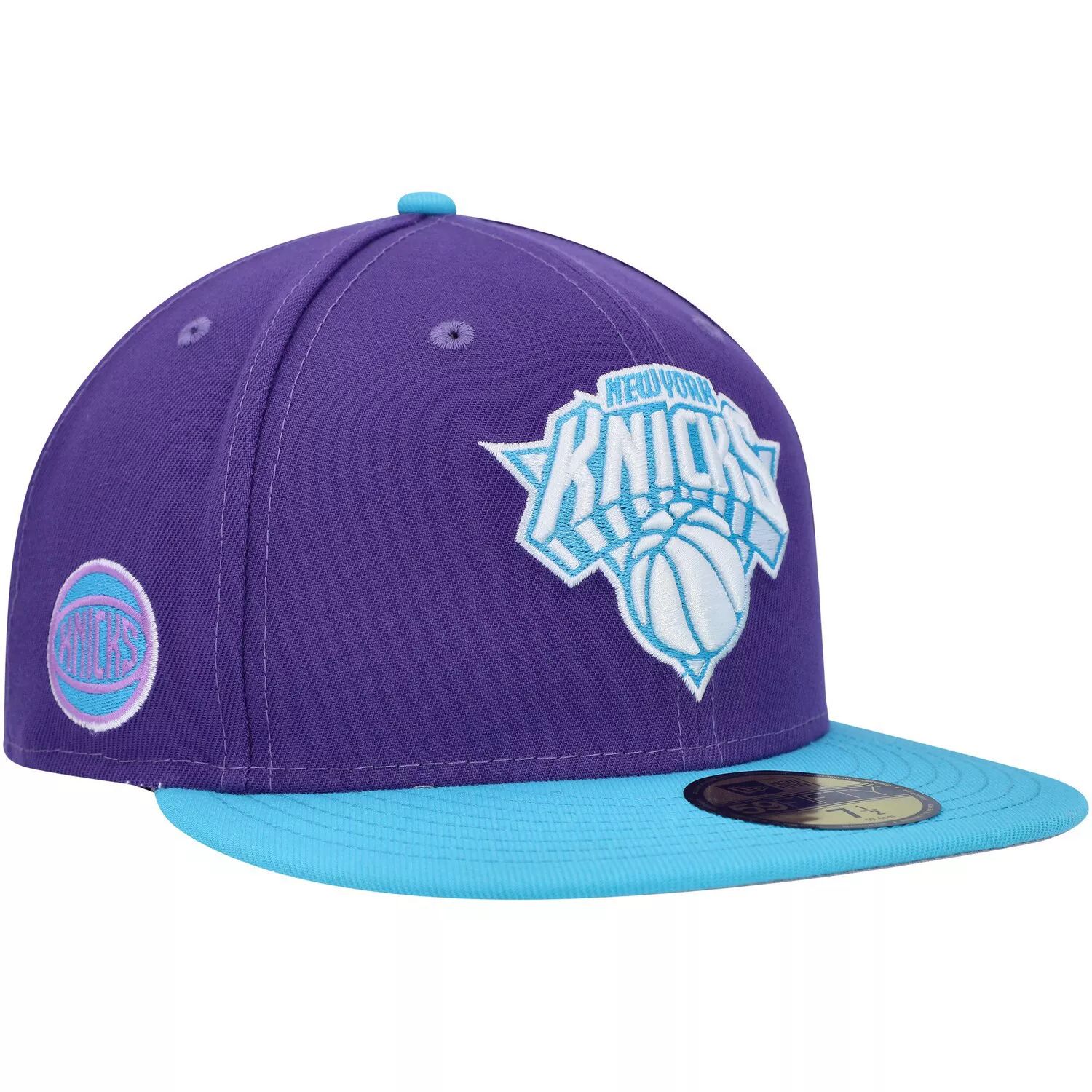 

Мужская приталенная кепка New Era Purple New York Knicks Vice 59FIFTY