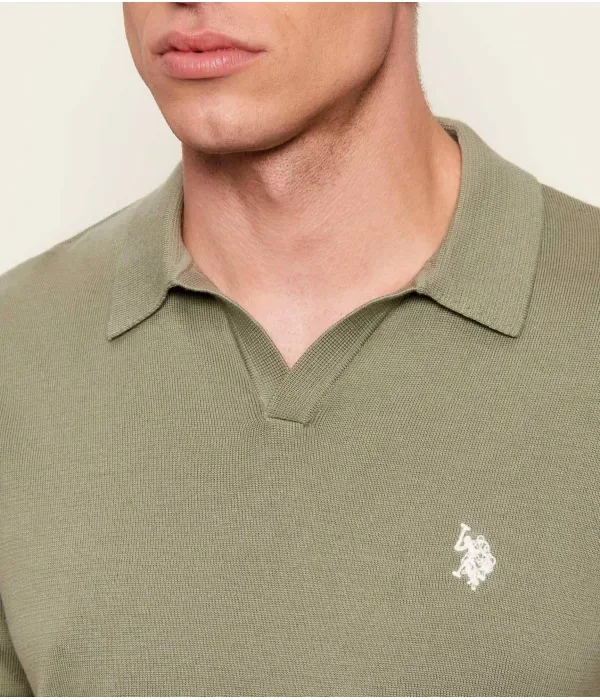 Полюс regular fit Us Polo Assn, зеленый — фото 3