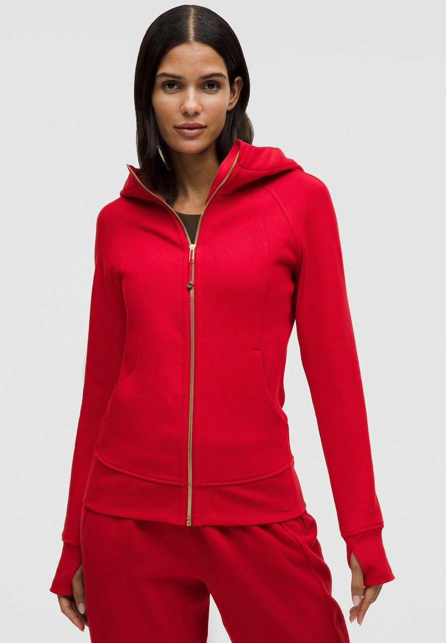 

Толстовка lululemon SCUBA FULL-ZIP, Oxford Red Gold/Red