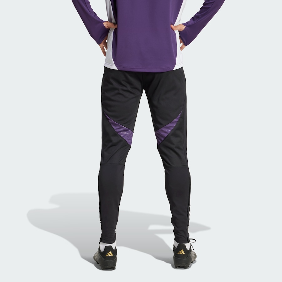 Облегающие спортивные брюки ADIDAS PERFORMANCE Manchester United Tiro 25 Competition, черный — фото 3