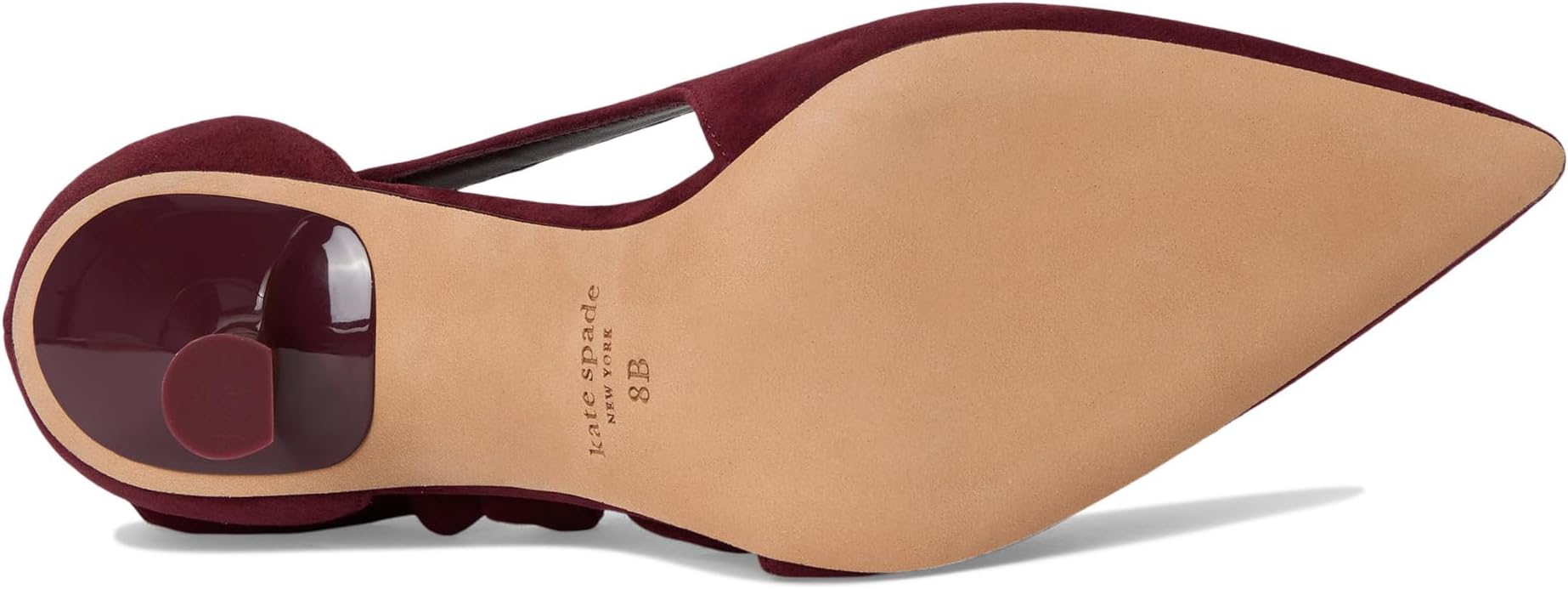 Туфли Kate Spade New York Bunnie Suede Pump, цвет Dark Merlot — фото 3