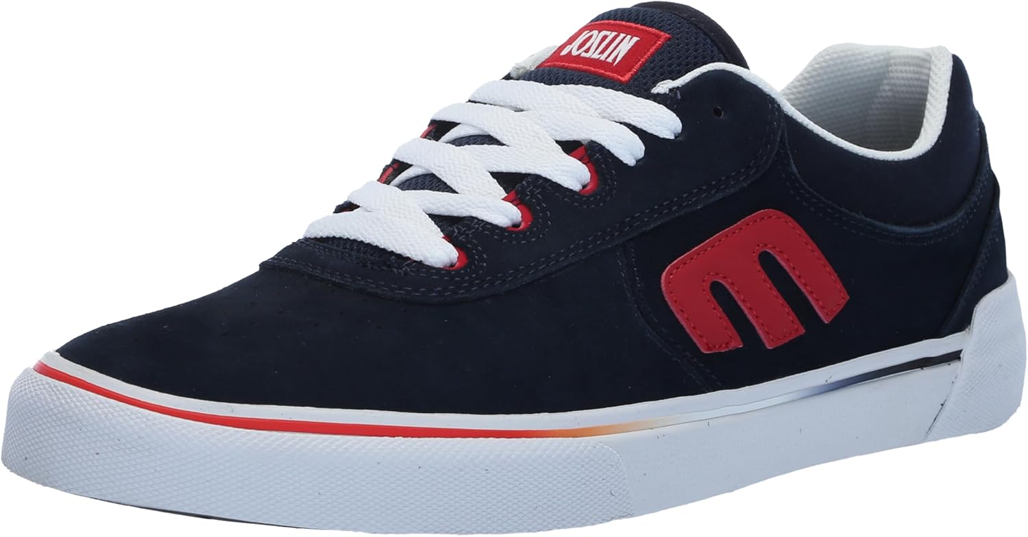 

Мужские скейт-кеды Etnies Joslin Vulc низкие, белый/красный/синий/темно-синий