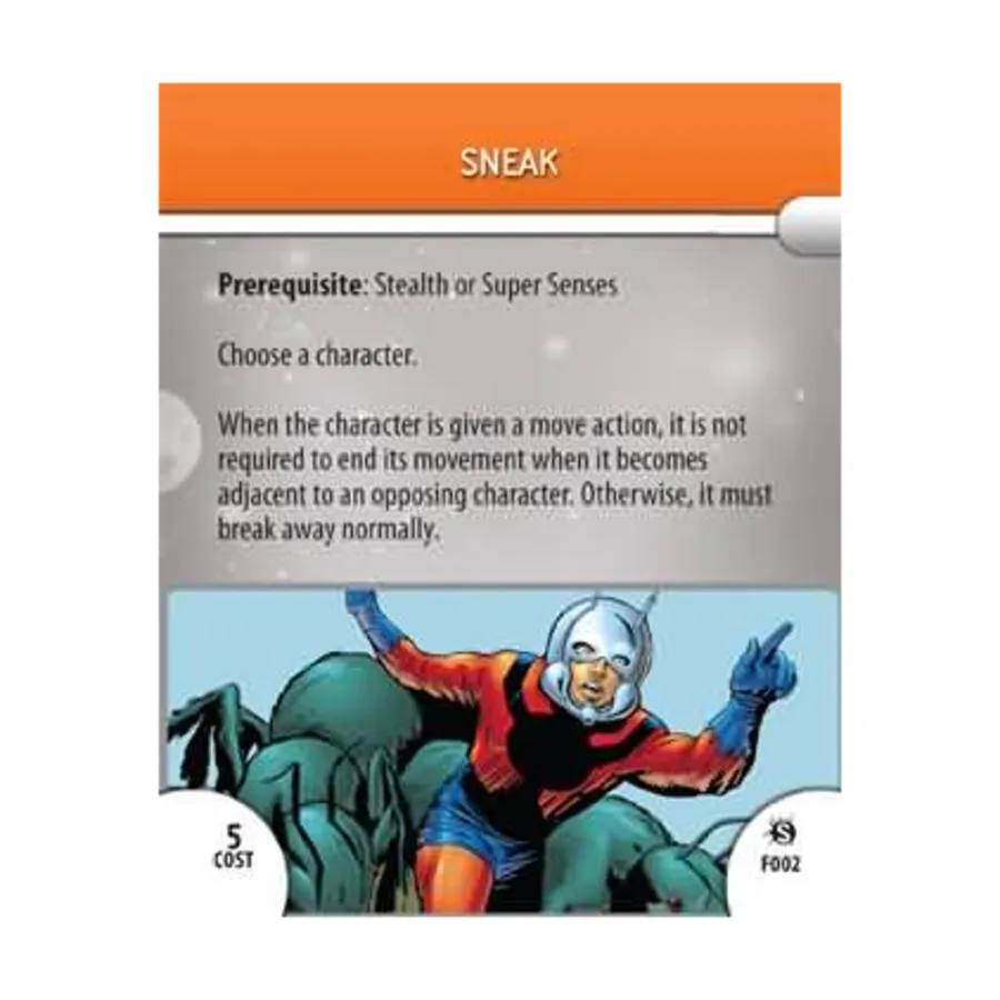 

Карта подвига - Скрытность, Marvel HeroClix - Supernova - Singles