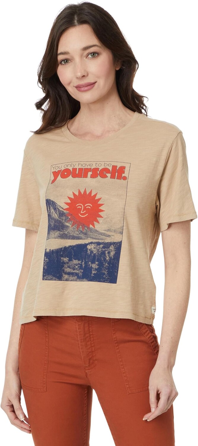 

Пуловер Toad&Co Boundless Jersey Short Sleeve Crew, цвет Chai