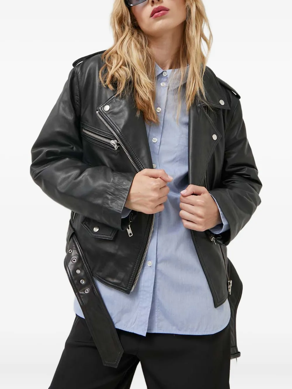 

Кожаная куртка MadiGZ Gestuz, черный