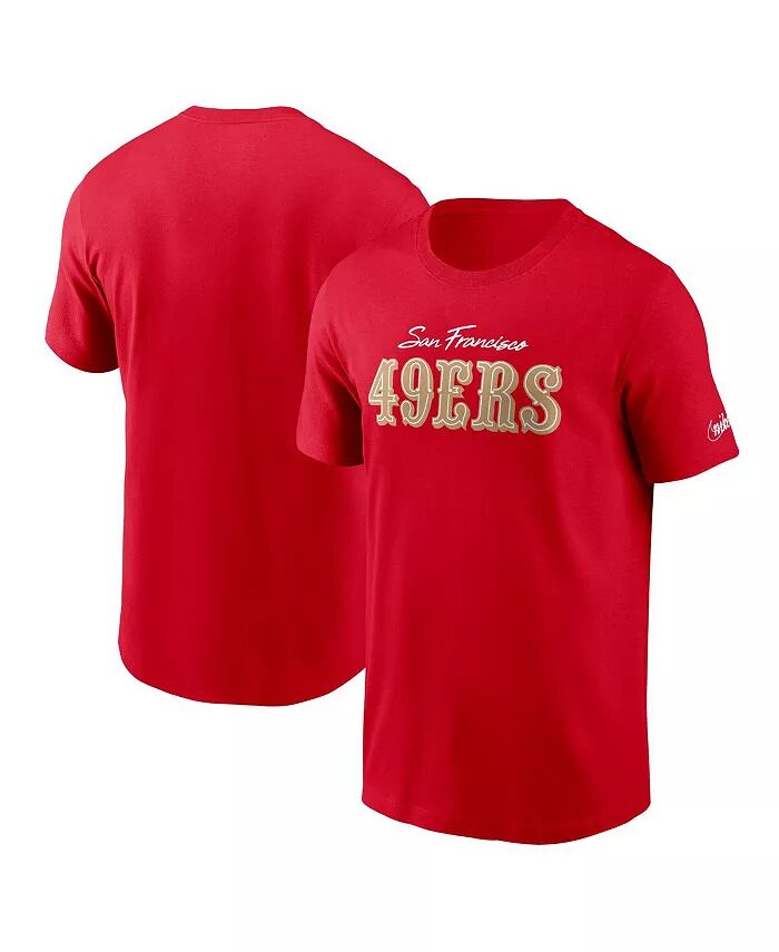 

Мужская футболка из хлопка Essential Scarlet San Francisco 49ers Nike