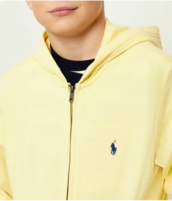 Толстовка regular fit Polo Ralph Lauren, желтый — фото 4