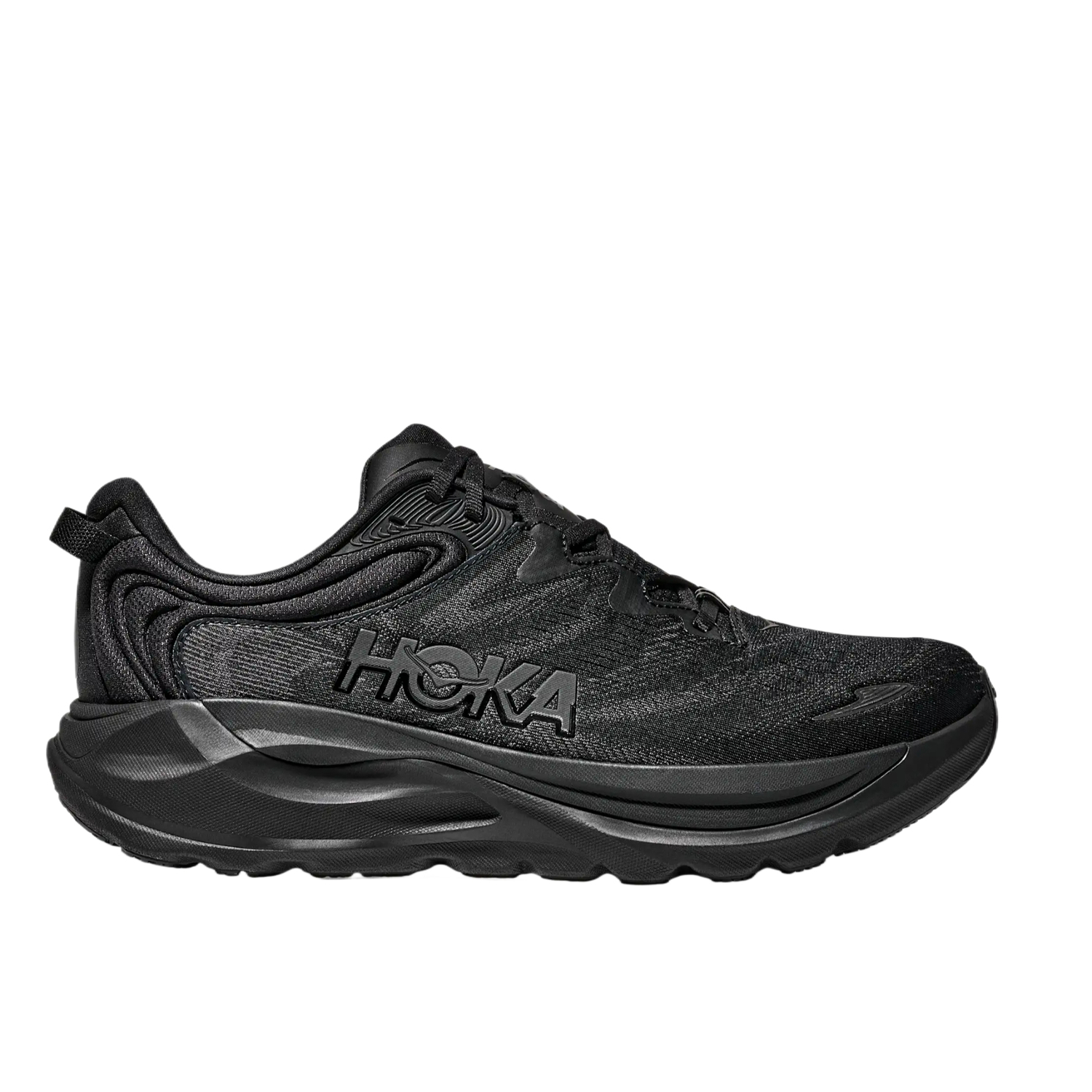 Мужские кроссовки для бега низкие, устойчивые к истиранию, дышащие HOKA ONE ONE, черный — фото 3