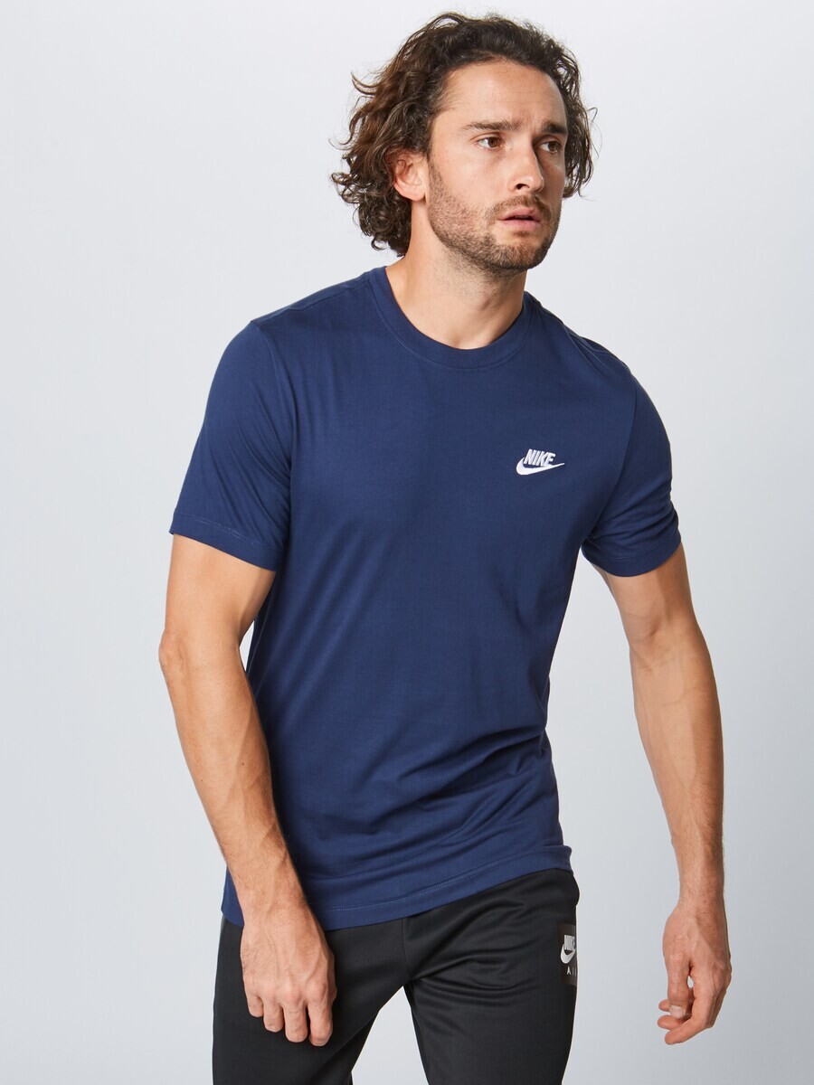 Классическая футболка Nike Sportswear Regular fit Shirt Club, темно-синий — фото 2