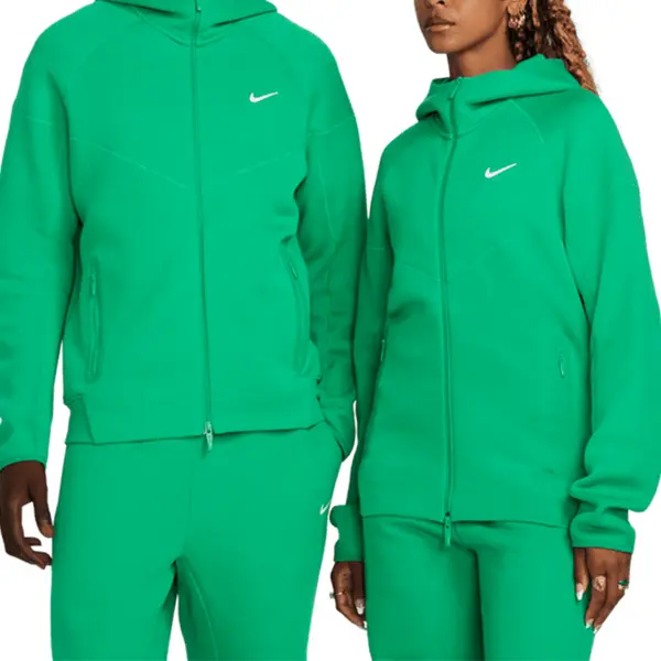 Толстовка Nike x NOCTA Tech Fleece Full Zip Hoodie 'Stadium Green', зеленый — фото 3