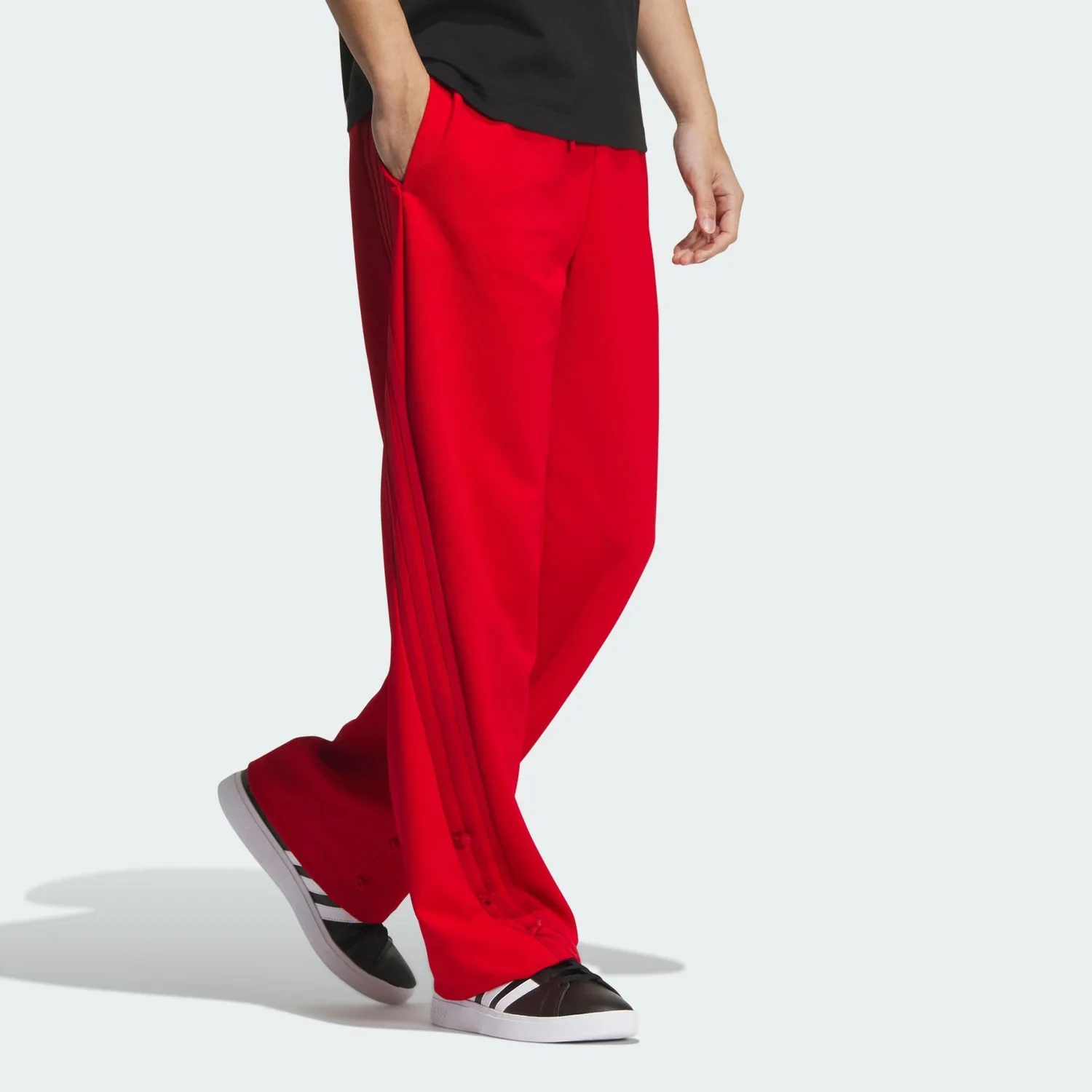 Adidas Брюки YANGGUIDONG вязаные унисекс красные — фото 3