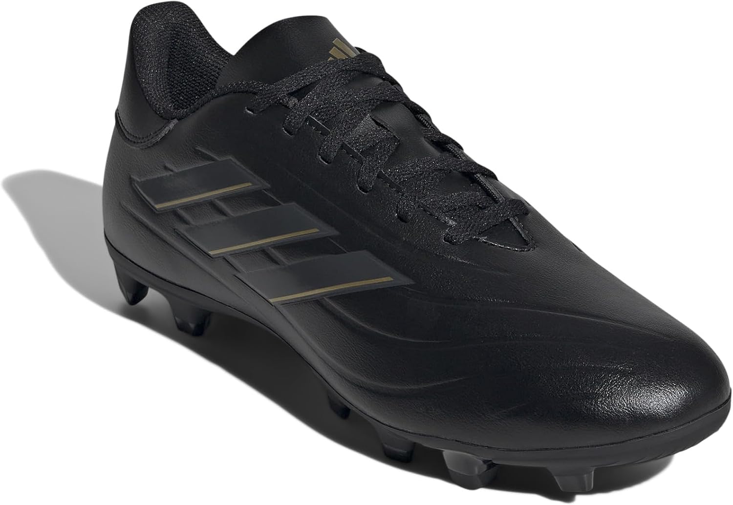 

Футбольные бутсы Adidas Унисекс Copa Pure II Club для гибких покрытий, черный/золотой/угольный
