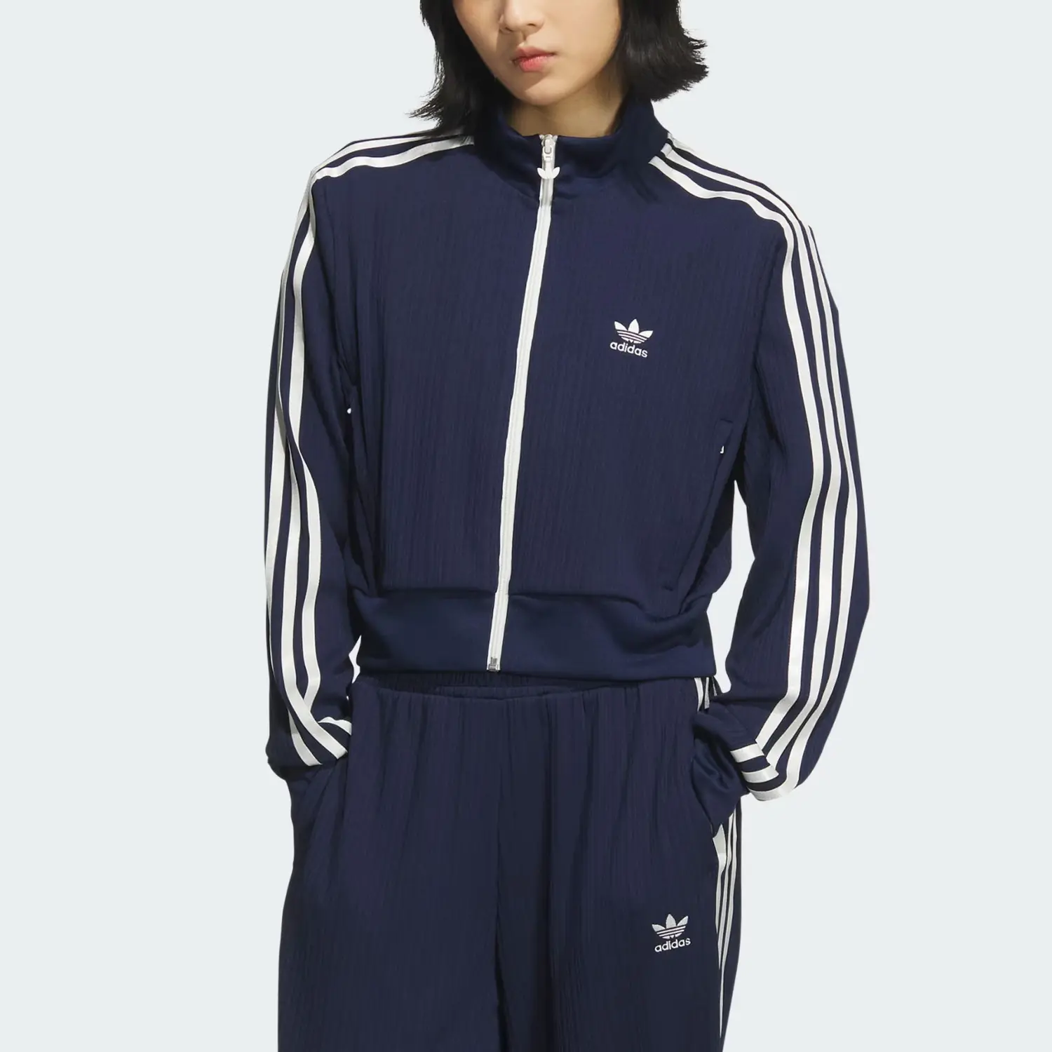Adidas Originals Толстовка женская темно-синяя, Dark Indigo — фото 3