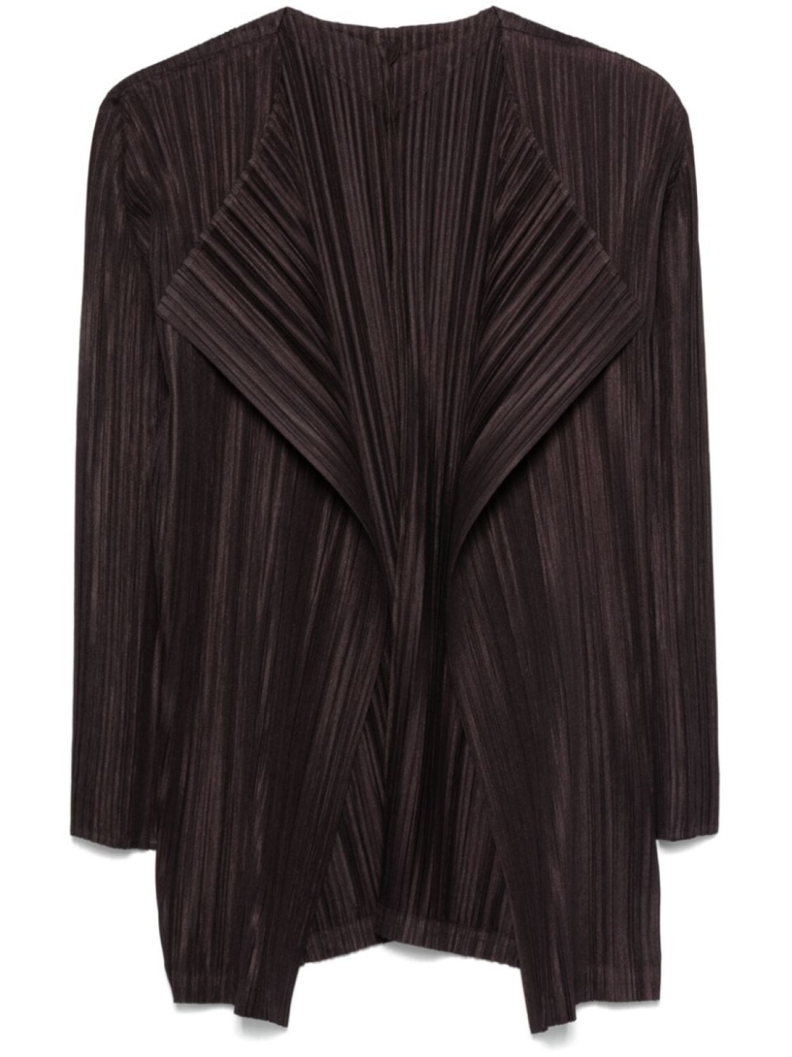 

Кардиган Mellow Pleats Pleats Please Issey Miyake, коричневый
