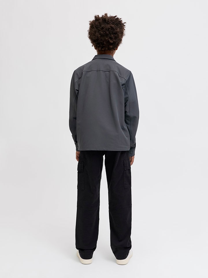 JACK & JONES Junior Рубашка серого цвета — фото 2