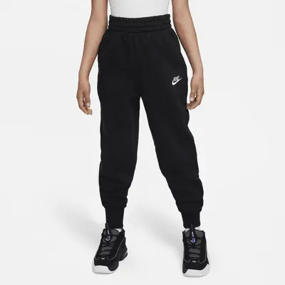 Брюки Nike Sportswear Club Fleece, черный/белый