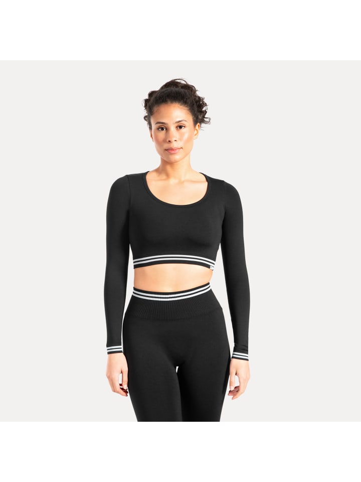 

SMILODOX Рубашка с длинными рукавами Miriel черного цвета