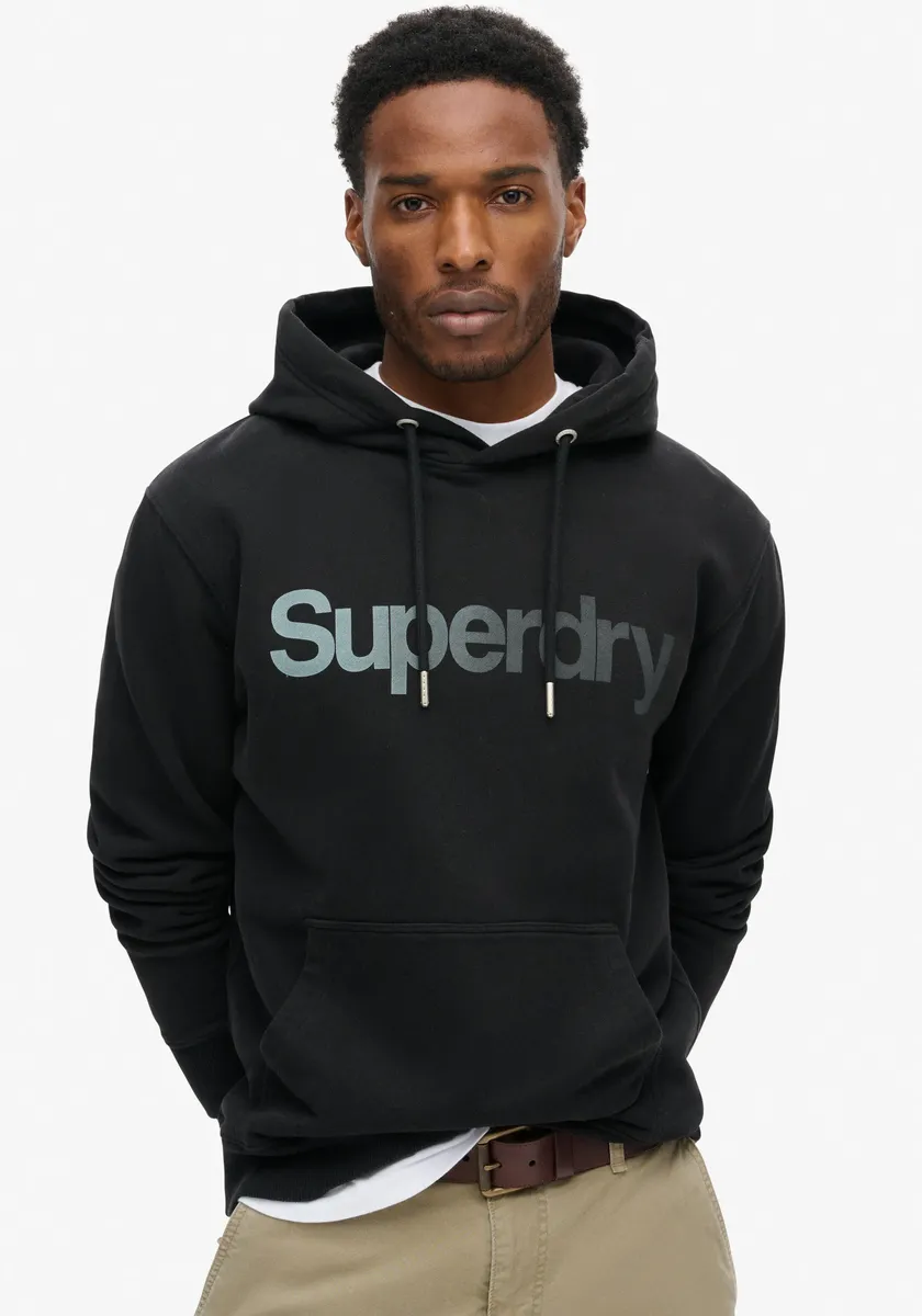 

Толстовка с капюшоном Superdry "CORE LOGO FADE LOOSE HOOD", черный