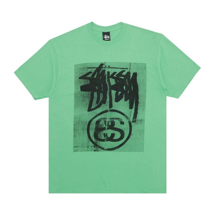 

Футболка Stussy Stock Link Blur 'Green', зеленый