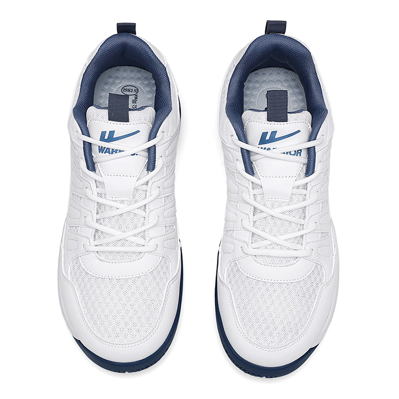 WARRIOR Кроссовки мужские Low top White/Dark Blue — фото 4