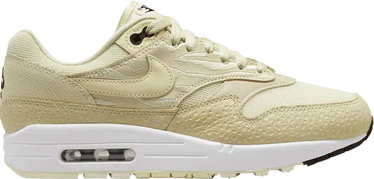 

Кроссовки Wmns Air Max 1 'Safari - Coconut Milk', кремовый, Бежевый, Кроссовки Wmns Air Max 1 'Safari - Coconut Milk', кремовый