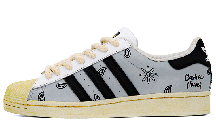 

Кроссовки Adidas Originals Superstar Series Skateboard Shoes Unisex Low-Top Black White Gray